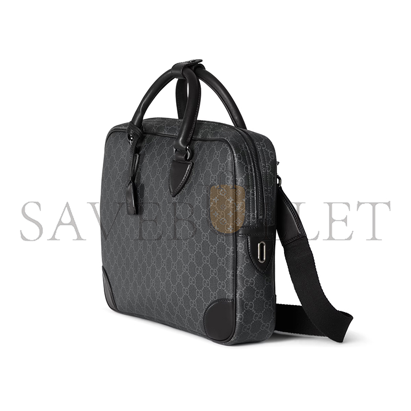 GUCCI GG EMBLEM MEDIUM BRIEFCASE 821149 (40*30*6cm)